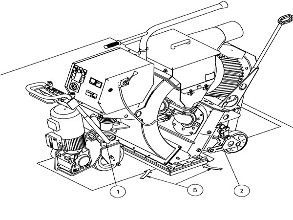  kyl-1200车载式抛丸机工作原理